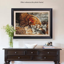 Load image into Gallery viewer, Adorable Kittens with Hen Mother