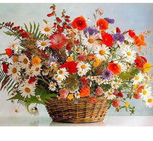 Load image into Gallery viewer, Colorful Flowers Painting DIY - Paint by Numbers