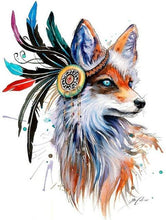 Load image into Gallery viewer, fox diamond art