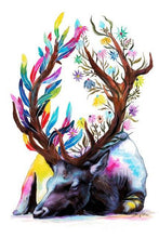 Load image into Gallery viewer, deer colorful diamond painting