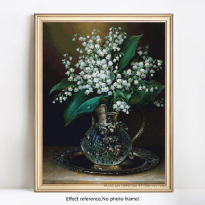 White Flowers Painting