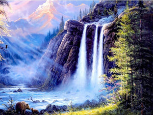 landscape diamond painting