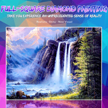 Load image into Gallery viewer, Stunning waterfall View Painting with Diamonds