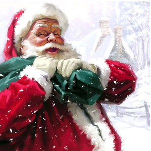 snowfall and santa