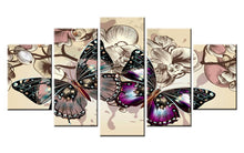 Load image into Gallery viewer, Butterfly 5 Piece Wall Art - Diamond Paintings