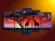 Load image into Gallery viewer, 5 Panel Wall Art Diamond Paintings