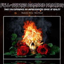 Load image into Gallery viewer, skull diamond painting kit