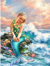 Load image into Gallery viewer, mermaid painting DIY