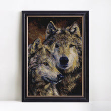 Load image into Gallery viewer, Wolves Painting