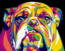 Load image into Gallery viewer, Colorful Rottweiler Dog Painting - Paint by Numbers