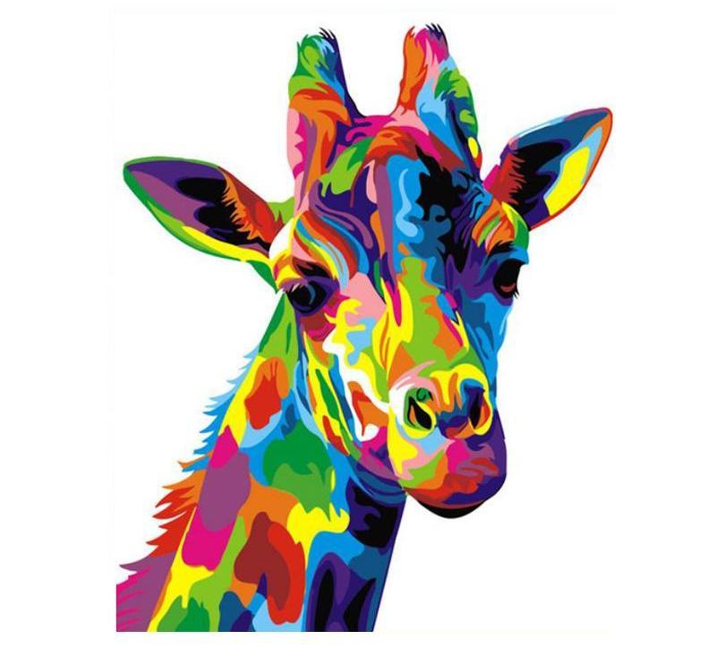 giraffe painting for kids