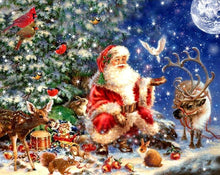 Load image into Gallery viewer, Christmas diamond painting