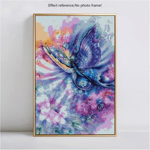 Load image into Gallery viewer, Colorful Flowers &amp; Butterfly