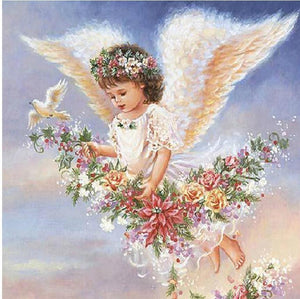 angel kid diamond painting