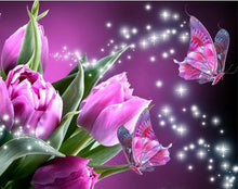 Load image into Gallery viewer, Flowers &amp; Butterfly