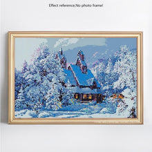 Load image into Gallery viewer, Heavy Snowfall Painting - Diamond Art