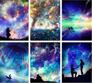 Sky and Galaxy Diamond Paintings