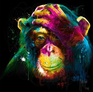 Colorful Chimpanzee Diamond Painting