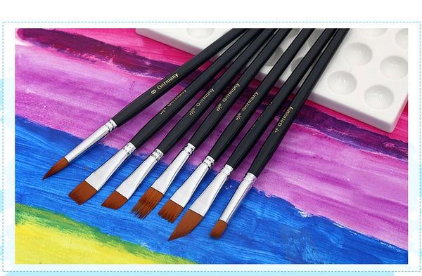10PCS PAINT BRUSHES Professional DIY Nylon Hair Brushes Set for Acrylic  Painting $7.69 - PicClick AU