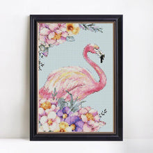 Load image into Gallery viewer, Pink Swan Diamond Painting