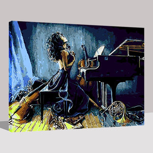 Women & Piano | Picasso Style