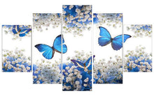 Load image into Gallery viewer, DIY 5 Paintings Wall Art - Butterflies