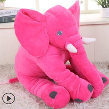 Load image into Gallery viewer, pink baby elephant pillow