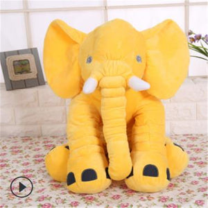yellow elephant pillow