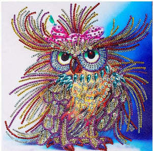 Russian Design Owls at Night DIY Full Drill Diamond Art Painting