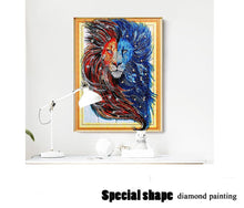 Load image into Gallery viewer, DIY Lion Diamond Painting