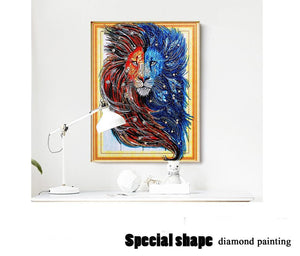 DIY Lion Diamond Painting