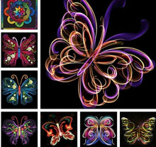Load image into Gallery viewer, butterfly diamond painting