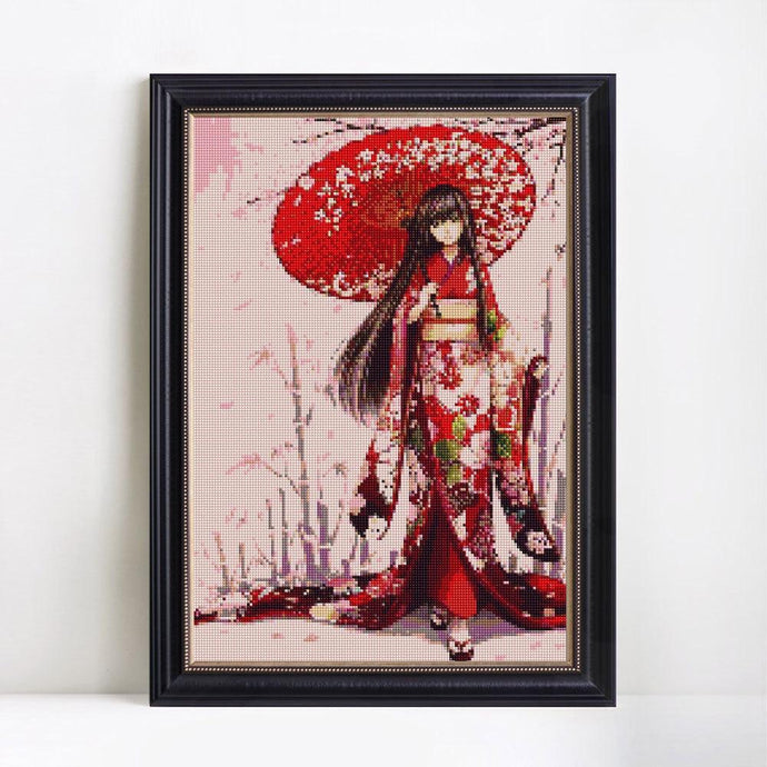 Japanese Girl Diamond Painting