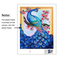 Load image into Gallery viewer, Peacock and Flowers