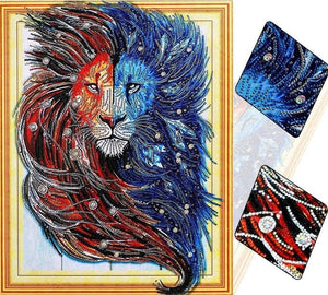 DIY Lion Diamond Painting