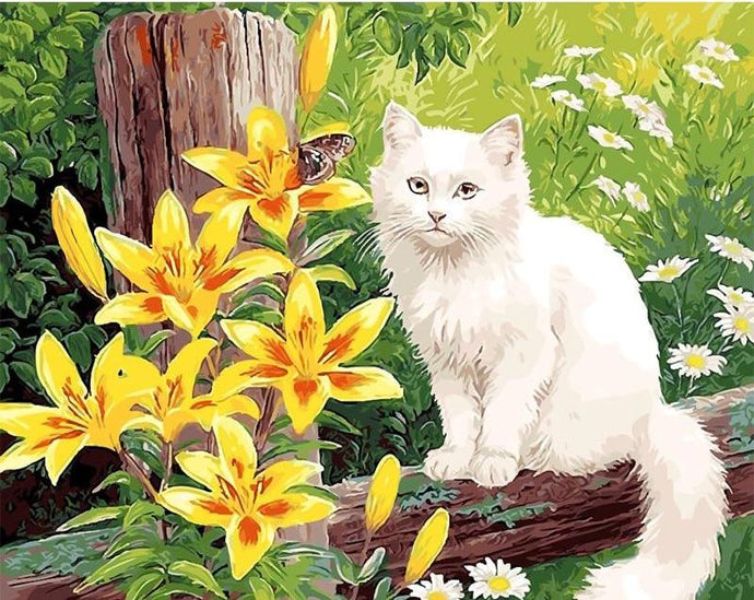 persian cat painting DIY