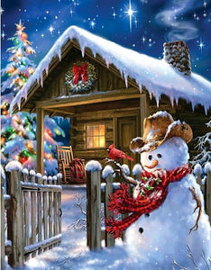Christmas diamond painting