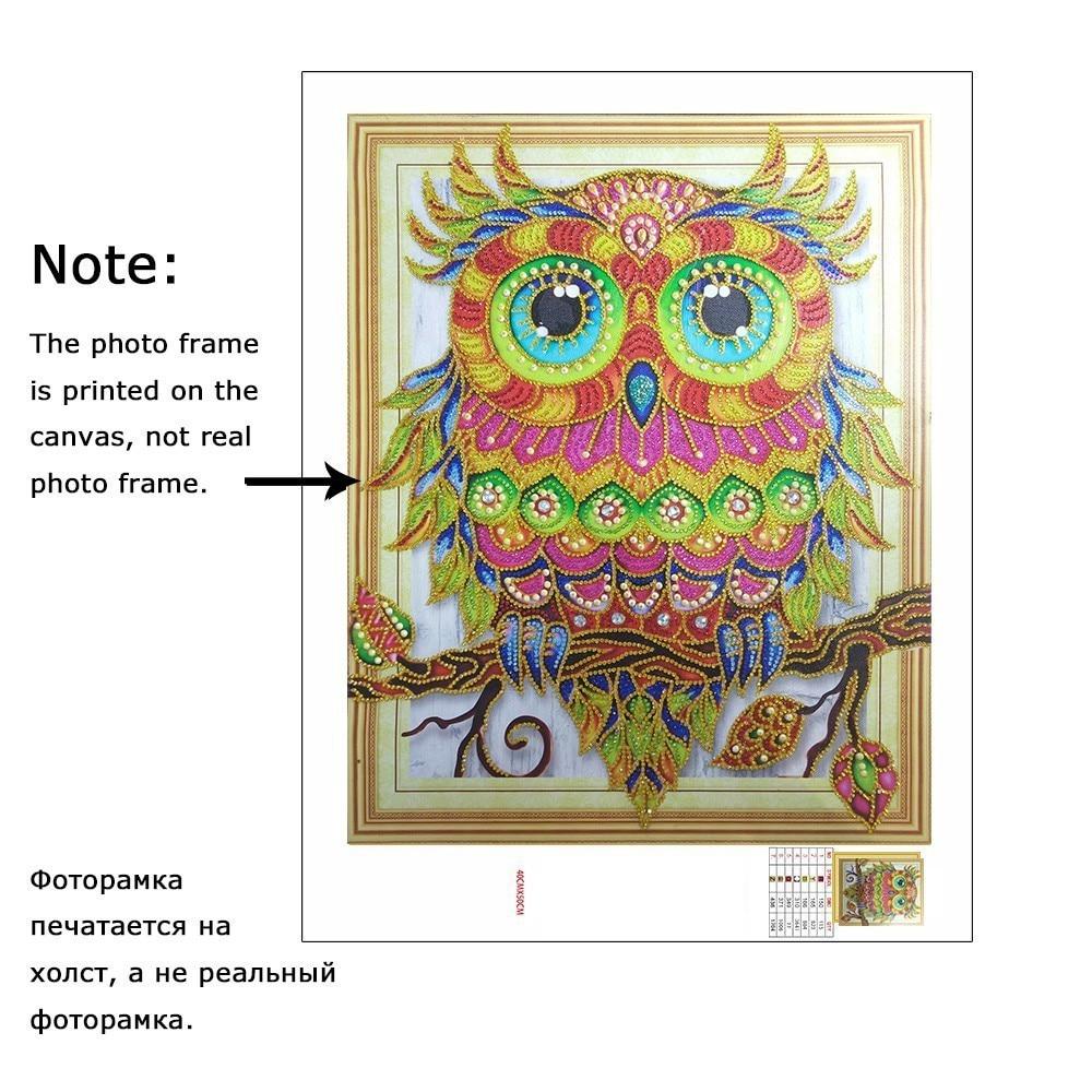 Special Shaped Diamond Painting Tote Bag for Adults Home Organizer (Owl)  5.99