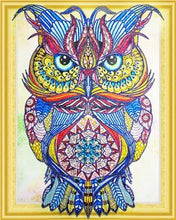 Load image into Gallery viewer, owl diamond art kit