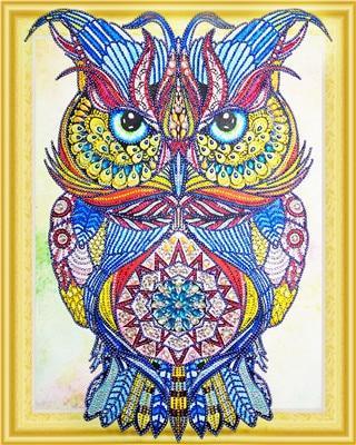 owl diamond art kit