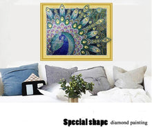 Load image into Gallery viewer, Peacock Special Diamond Art Kit for Adults