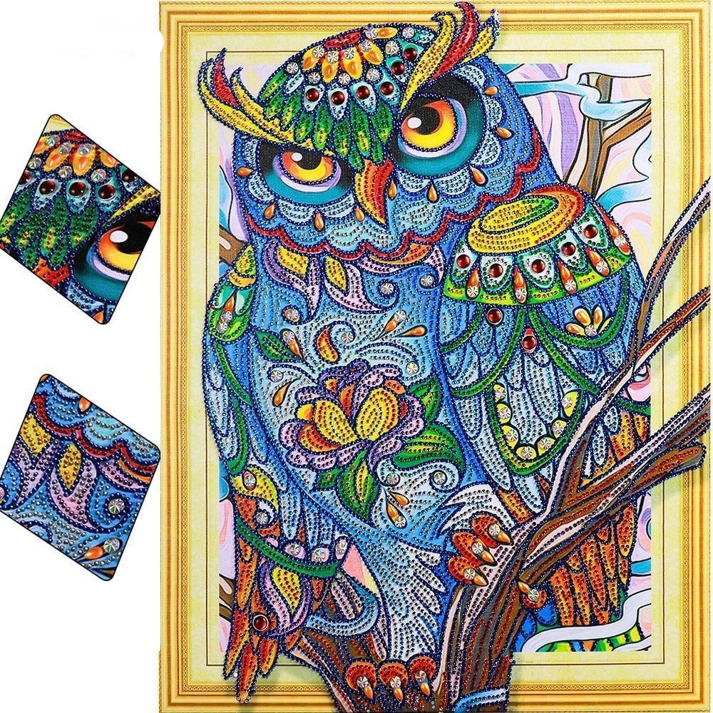 Owl - Artistic Diamond Painting – I Love DIY Art