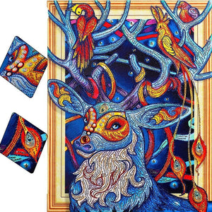 deer diamond art