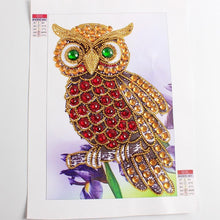 Load image into Gallery viewer, Owl - Special Shaped Diamond Painting Kit