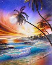 Load image into Gallery viewer, Palm Trees on the Sandy Beach