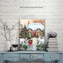 Load image into Gallery viewer, Square Rhinestone Painting - Christmas House