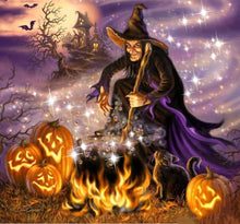 Load image into Gallery viewer, Halloween diamond painting