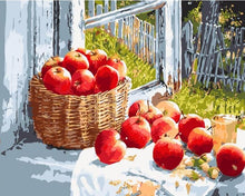 Load image into Gallery viewer, basket of apples diy paint by number