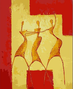 Dancing Women Painting Kit + Abstract Picasso Painting