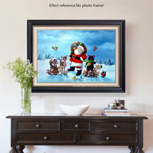 Load image into Gallery viewer, Santa With Animals - Painting with Diamonds